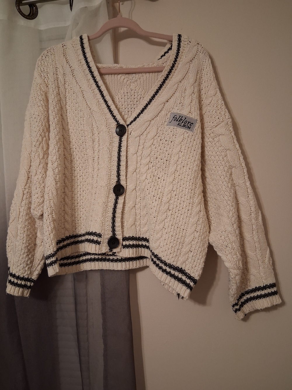 Taylor Swift Folklore Patch Cardigan